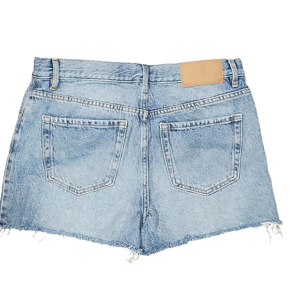 PacSun Vintage Cut Off Blue Denim Shorts. 27 - Picture 6 of 11